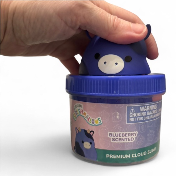 Squishmallow scented- Coconut, Vanilla, Blueberry Cloudfoam slime set of 3 - Picture 2 of 4